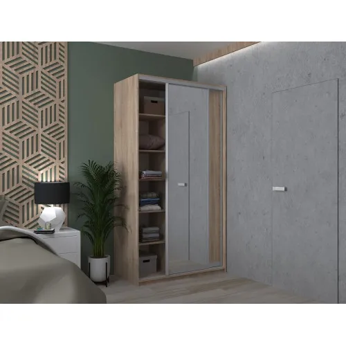 Шкаф-купе City Light 1200х450х2250 мм DZ
