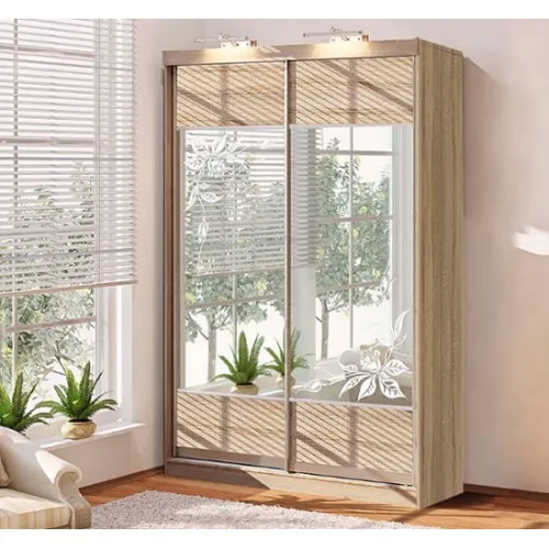 Шафа-купе 2-хдверна Стандарт 1200×450×2400 мм