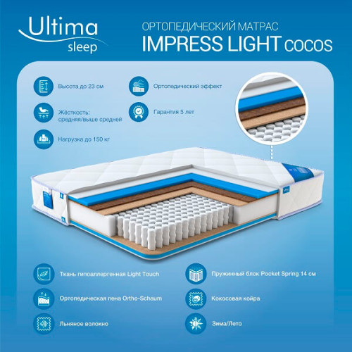 Матрас Impress Light cocos