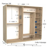 Шафа купе Практик 108/4