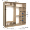 Шафа купе Практик 128/3