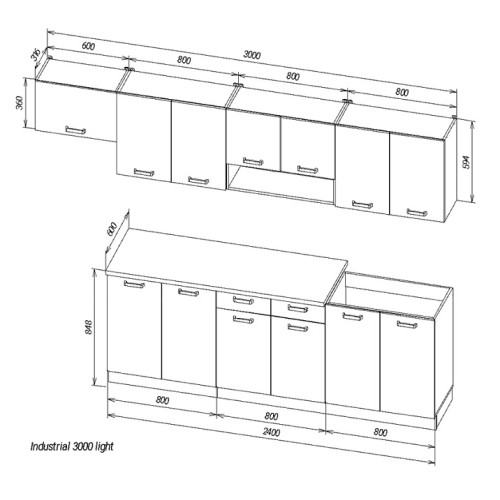 Кухня Віант Industrial 3,0 Light