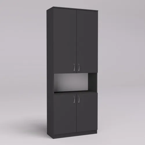 Шкаф ОШК-2, Антрацит, 800/340/2100