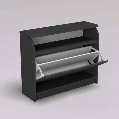 Тумба для обуви №3, Антрацит, 800/250/650