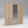 Шкаф Дельта 2, Дуб Сонома, 1800х550х2100