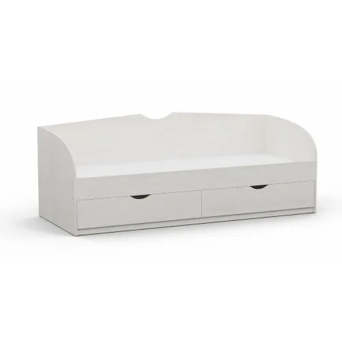 Кровать односпальная L-10, Дуб Шамони Светлый, 2030х934х766