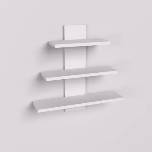 Полка навесная П-1, Белый, 500/140/500