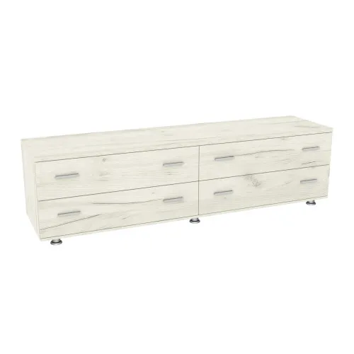 Тумба TV №1, Дуб Крафт Білий, 2000/500/556