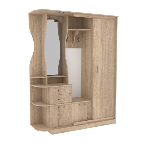 Прихожая Люкс-купе LUX, Дуб Сонома, 1910/400/2100