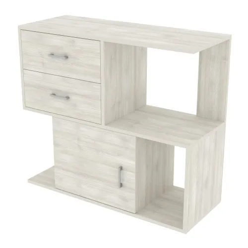 Тумба для салона TS-3, Дуб Шамони Светлый, 900/350/800