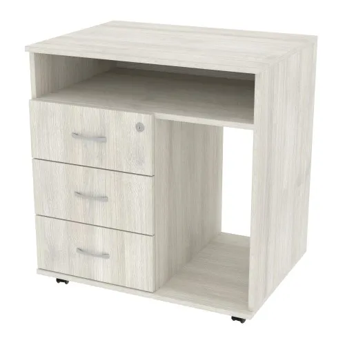 Тумба офисная ТМО-4, Дуб Шамони Светлый, 700/520/760