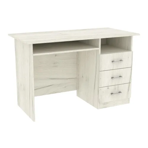 Стол офисный ОСП-2, Дуб Крафт Белый, 1200/600/760