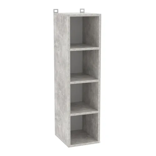 Полка навесная Н-10, Бетон, 950/300/250