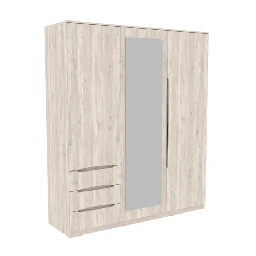 Шкаф Дельта 2, Самоа Дымчатый, 1800х550х2100