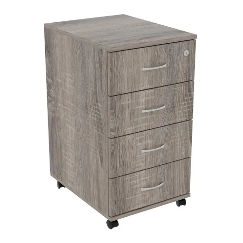 Тумба офисная ТМ-1, Дуб Сонома Трюфель, 400/520/750