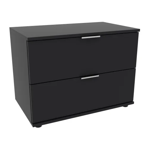 Тумба-комод в гостиную К-12, Антрацит, 700/425/530