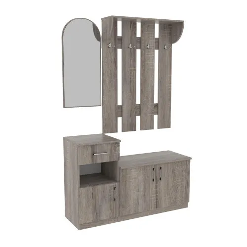 Прихожая Алиса, Дуб Сонома Трюфель, 1200/400/1880