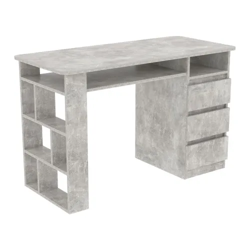 Стол маникюрный СМ-2, Бетон, 1200/550/760