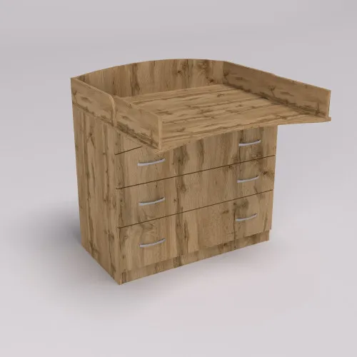 Комод пеленальный №2, Дуб Аппалачи, 864/465/916