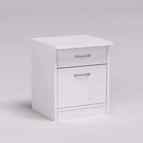 Тумба прикроватная Диана, Белый, 400/400/470