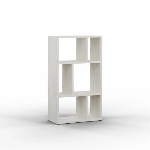 Полка приставная Т-10, Дуб Крафт Белый, 518/250/900