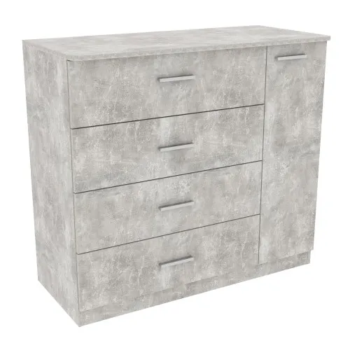 Комод Сабрина №2, Бетон, 1100/500/1000