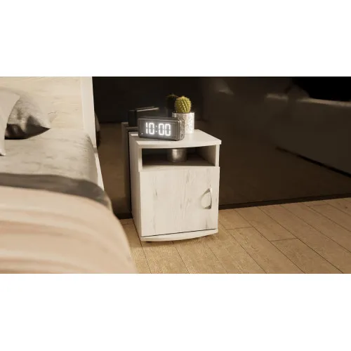 Тумба прикроватная V-2, Белый, 350/350/450