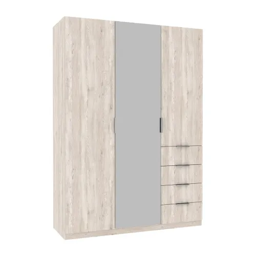 Шкаф Кристалл 2, Самоа Дымчатый, 1500х520х2100