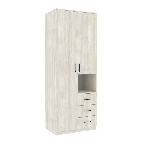 Шкаф для одежды Tetris Т-1, Дуб Шамони Светлый, 800/520/2100