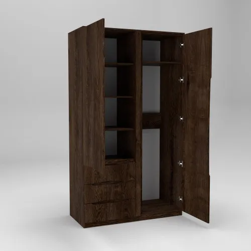 Шкаф Дельта 1, Дуб Конкордия, 1200х550х2100