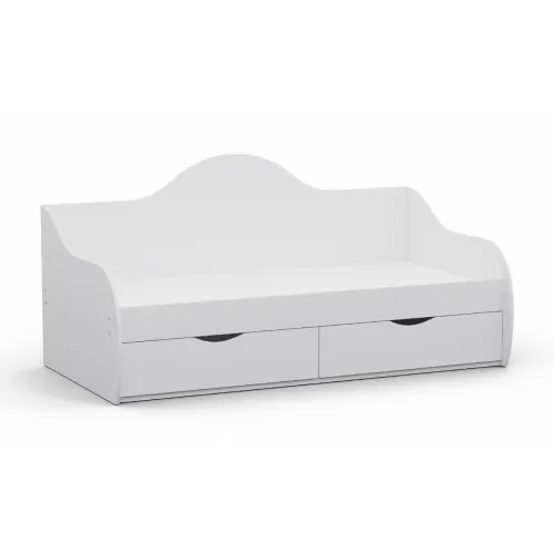 Кровать односпальная L-4, Белый, 1932х1000х954