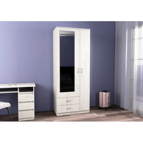 Прихожая ГКШ-1, Дуб Крафт Белый, 840/480/2100