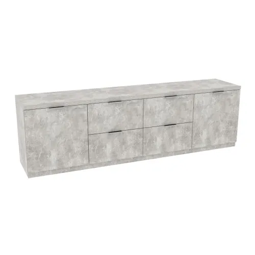 Тумба TV №6, Бетон, 2000/420/600