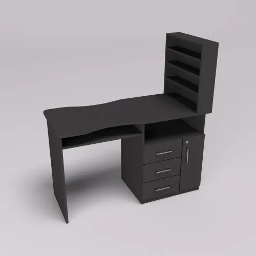 Стол маникюрный СМ-1, Антрацит, 1230/550/1264