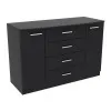 Комод №3, Антрацит, 1200/500/800