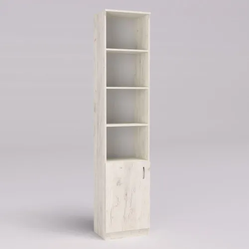 Пенал офісний ОПС-1, Дуб Крафт Білий, 450/320/2100