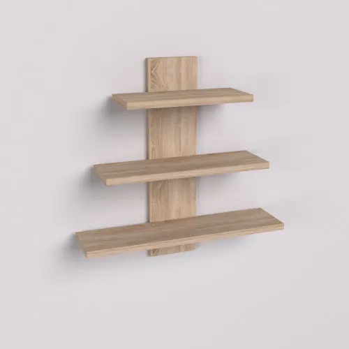 Полка навесная П-1, Дуб Сонома, 500/140/500