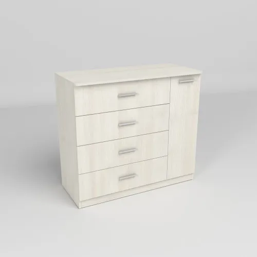 Комод Сабрина №2, Дуб Шамони Светлый, 1100/500/1000