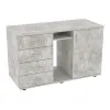 Тумба офисная Лидер, Бетон, 1100/480/650