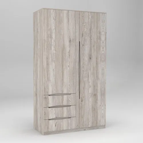 Шкаф Дельта 1, Самоа Дымчатый, 1200х550х2100