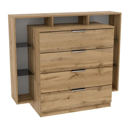 Комод Кристал, Дуб Аппалачи, 1200/450/1000