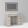Стол туалетный Трюмо Кристалл, Самоа Дымчатый, 1200/452/847