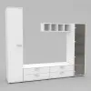 Стенка в гостиную Hugo-4, Белый, 2480х520х2120