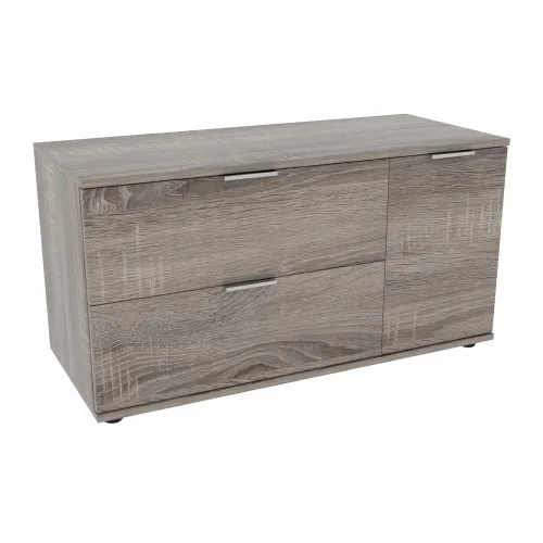 Тумба-комод в гостиную К-11, Дуб Сонома Трюфель, 1000/425/530