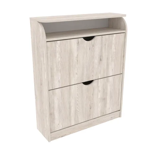 Тумба для обуви №1, Самоа Дымчатый, 800/250/1000