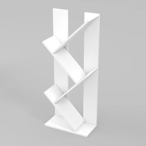 Полка для книг ПК-1, Белый, 440/216/1070