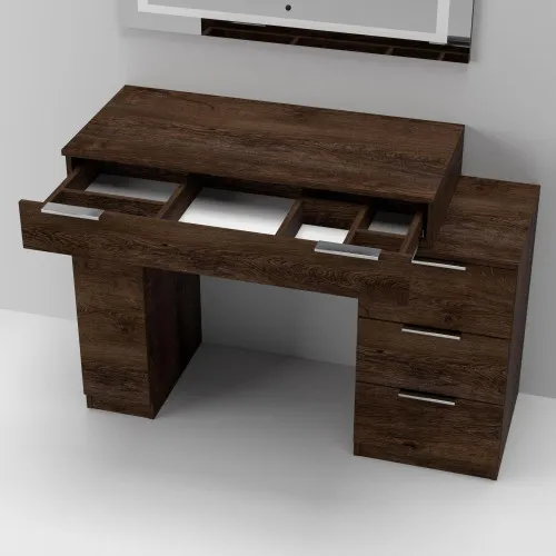 Стол туалетный Трюмо Кристалл, Дуб Конкордия, 1200/452/847