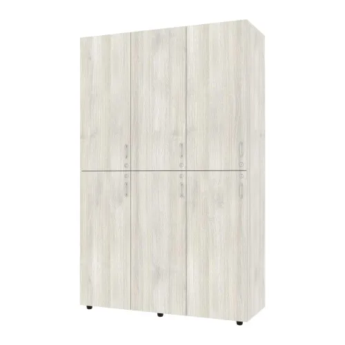 Шкаф секционный для раздевалки ШС-1, Дуб Шамони Светлый, 1200/468/1900