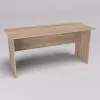 Стіл офісний СП, Дуб Сонома, 1600/650/760