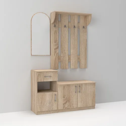 Прихожая Алиса, Дуб Сонома, 1000/400/1880